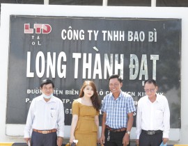 Hội in tỉnh Bình Dương thăm và làm việc Cty in bao bì Long Thành Đạt, Phú Nguyên Thịnh Phát